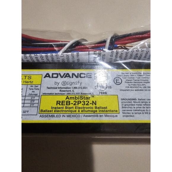 Advance Ballast AmbiStar REB-2P32-N 120V Sealed - Picture 2 of 4